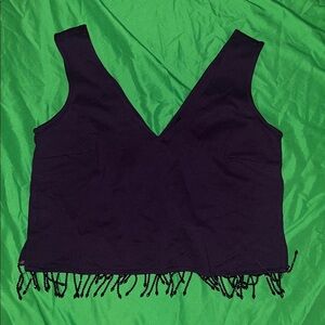 NWT W5 Purple Beaded Top size Medium